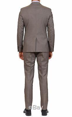 BELVEST Hand Made Solid Gray Super 120's Wool Suit EU 52 NEW US 40 42 Slim Fit