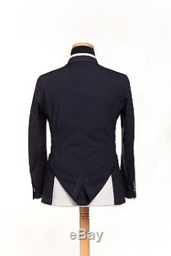 BELVEST Hand Made in Italy Ultralight Cotton Suit Dark Blue 40 US 50 EU Slim Fit