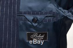 BELVEST Hand Made in Italy Wool Suit 2Btn Dark Blue 42 US 52 EU 9 R Slim Fit