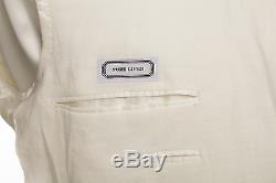 BELVEST Made in Italy Pure Linen 2Btn Suit Summer White 42 US 52 EU 9R Slim Fit