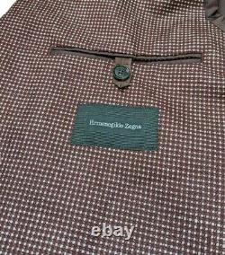 BNWT Ermenegildo Zegna Mainline Mens Slim Fit Blazer Silk Wool UK 42R RRP £1650