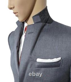 BNWT Gucci Mens Hand Made Wool Slim Fit 2 Piece Suit Grey UK 36R W31 RRP£1910