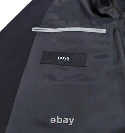 BNWT Hugo Boss Mainline Mens Slim Fit 2 Piece Suit Black UK 38R W32 L32 RRP £595