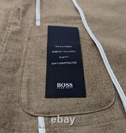 BNWT Hugo Boss Newline Mens Slim Fit 2 Piece Suit UK 38R W30 W32 L30 RRP £595