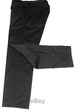 Bnwt Mens Hugo Boss Stripey Black Tailor-made Slim Fit 2 Piece Suit 40r W34 L32