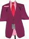 Bnwt Mens Paul Smith The Kensington Burgundy Slim Fit Tailor-made Suit 40r W34