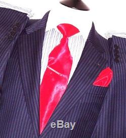Bnwt Mens Paul Smith The Marylebone London Navy Herringbone Slim Fit Suit40r W34