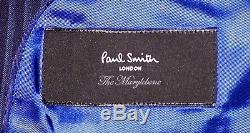 Bnwt Mens Paul Smith The Marylebone London Navy Herringbone Slim Fit Suit40r W34