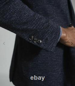 BNWT Reiss Hollow Wool Cotton Blend Slim Fit Suit Jacket Blazer Size 38 RRP £275
