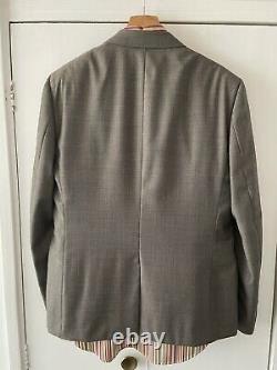 BNWT mens Paul Smith suit. Grey wool. 46 jacket 38w32l Slim Fit