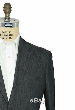 BOGLIOLI Blue Denim Slim-Fit Suit 42 (EU 52) Made in Italy