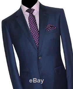Burberry Mens Recent Italian Made Royal Blue Wool Slim Fit Suit! Uk 38r W32 L32