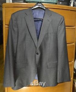 Barely Used SuitSupply Gray Napoli Super 110s Slim Fit Suit sz 42R