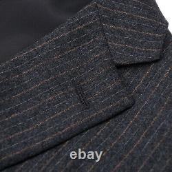 Belvest Slim-Fit Charcoal Gray Soft Brushed Flannel Wool Suit 40R (Eu 50)