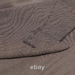 Belvest Slim Fit Three-Piece Super 160s Birdseye Wool Suit 40R (Eu 50)
