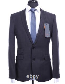 Ben Sherman Charcoal Grey Suit Camden Super Slim Fit 40R W34 L31