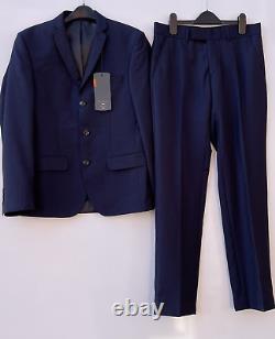 Ben Sherman Men's Super Slim Fit Camden Suit Navy Size 36/30 Reg Brand New