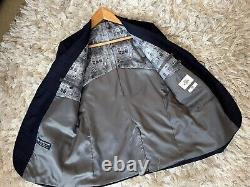 Ben Sherman Mens Navy Camden Slim Fit 100% Wool Suit Jacket/Blazer NEW Size 40 R