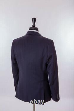 Ben Sherman Navy Blue Suit Slim Fit Camden 38R W32 L32