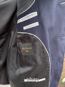 Ben Sherman Navy Camden Super Slim Fit Suit Jacket Size 40R Bnwt