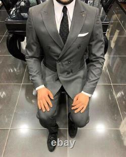 Black Slim-Fit Suit 2-Piece, All Sizes Acceptable #136