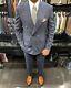 Blue Slim-Fit Suit 2-Piece, All Sizes Acceptable #158
