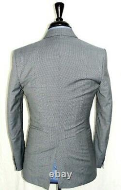 Bnwt Classic Luxury Mens Paul Smith Prince Of Wales Grey Slim Fit Suit 36r W32