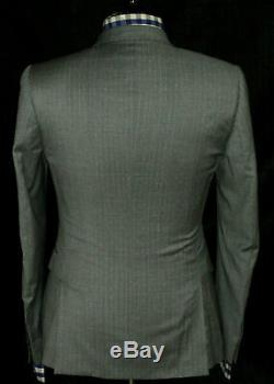 Bnwt Gorgeous Mens Paul Smith London Grey Pinstripe Slim Fit Suit 36r W30