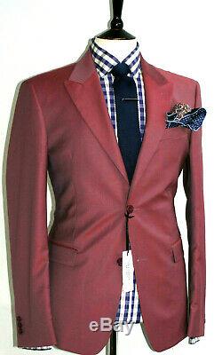 Bnwt Gorgeous Mens Versace Collection Mauve Slim Fit Suit 38r W32