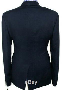Bnwt Gorgeous Mens Versace Collection Tailor-made Navy Slim Fit Suit 38r W32