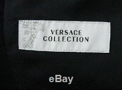 Bnwt Gorgeous Mens Versace Collection Tailor-made Navy Slim Fit Suit 38r W32