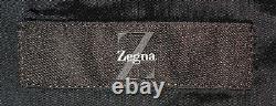 Bnwt Luxury Mens Ermenegildo Zegna Black Micro Check Slim Fit Suit 40r W34