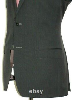 Bnwt Luxury Mens Ermenegildo Zegna Charcoal Grey Slim Fit Suit 38rw32