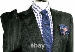 Bnwt Luxury Mens Ermenegildo Zegna Premium Collection Stripey Suit 44r W 38