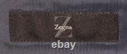 Bnwt Luxury Mens Ermenegildo Zegna Soft Tailor-made Stripy Black Suit42r W36