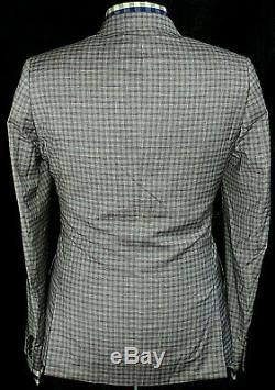 Bnwt Luxury Mens Paul Smith London Gingham Check Slim Fit Suit 40r W34