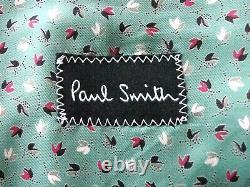 Bnwt Luxury Mens Paul Smith London Grey Micro Check Slim Fit Suit 40r W34 X L32