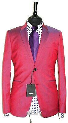 Bnwt Luxury Mens Paul Smith London Italian Made Slim Fit Suit 38r W32