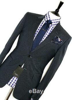 Bnwt Luxury Mens Paul Smith London The Byard Micro Check Slim Fit Suit 36r W30
