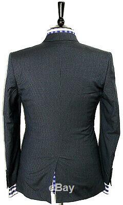 Bnwt Luxury Mens Paul Smith London The Byard Micro Check Slim Fit Suit 36r W30