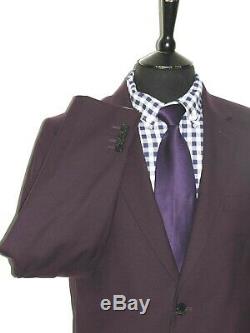Bnwt Luxury Mens Paul Smith Soho Purple Slim Fit Suit 42r W36
