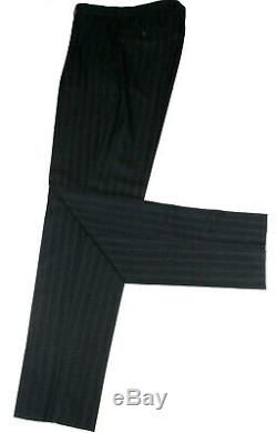 Bnwt Mens Ermenegildo Zegna Black Chalkstripe Classic Slim Fit Suit 38r W32
