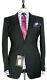 Bnwt Mens Ermenegildo Zegna Premium Collection Herringbone Navy Suit42r W36