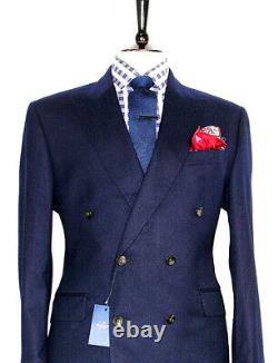 Bnwt Mens Hackett Of London 1940s Inspired Bespoke-custom Fit Suit 44r W38