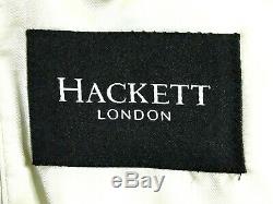 Bnwt Mens Hackett Sartorial Tuxedo Dinner Slim Fit Plain White Suit 38r W32