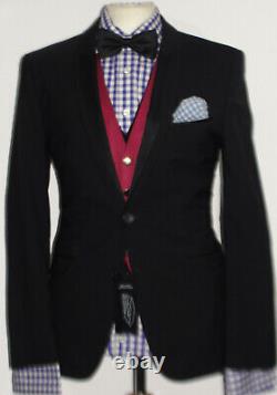 Bnwt Mens Hugo Boss Black Tuxedo Dinner Slim Fit Suit 38r W32 X L31