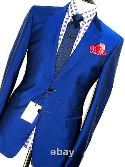 Bnwt Mens Luxury Paul Smith The Byard London Royal Blue Slim Fit Suit 40r W34