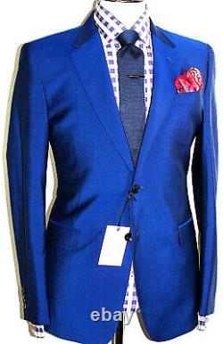 Bnwt Mens Luxury Paul Smith The Byard London Royal Blue Slim Fit Suit 40r W34