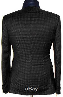 Bnwt Mens Paul Smith London Black Micro Check Tailor-made Slim Fit Suit 42r W36