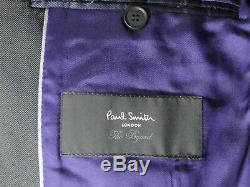 Bnwt Mens Paul Smith London Black Sartorial Tuxedo Dinner Slim Fit Suit 38r W32